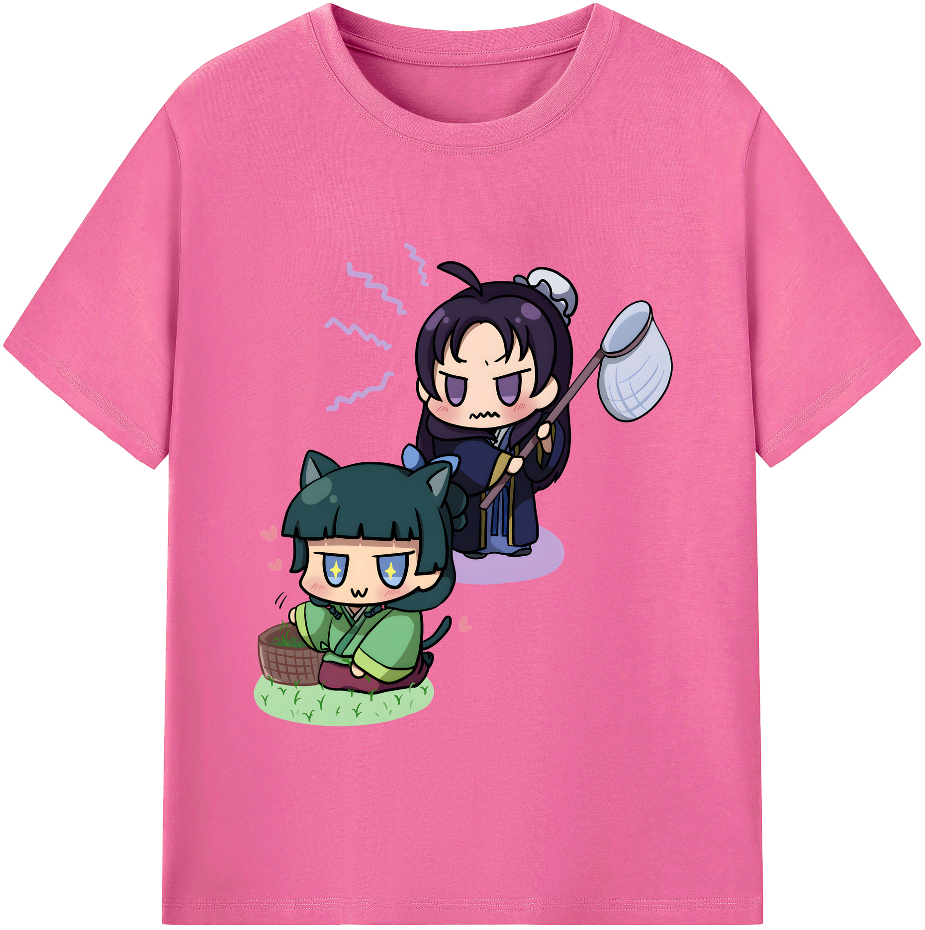 （画像用） 薬屋のひとりごと The Apothecary Diaries レディースカジュアルプリントTシャツ（綿100％）
